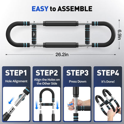 Flybird Arm Trainer Chest Workout Adjustable Spring Resistance Equipment, Strengthen Chest, Forearm & Grip Strengthener for Men, Detachable Portable Design for Home Gym & Outdoor